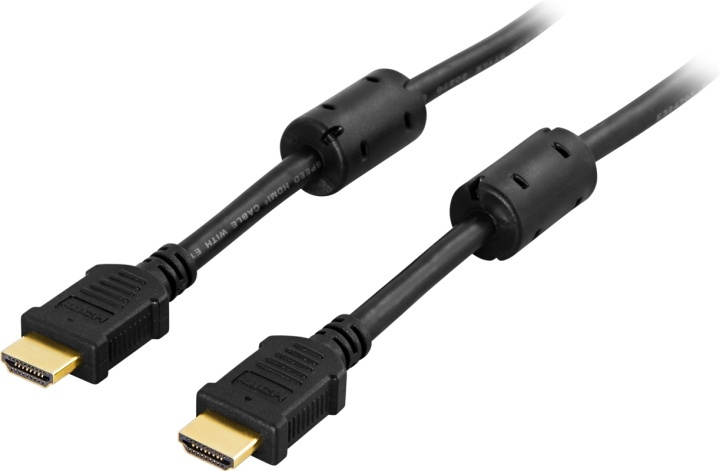 DELTACO HDMI kabel, HDMI High Speed med Ethernet, 10m, sort i gruppen HJEMMEELEKTRONIK / Kabler og adaptere / HDMI / Kabler hos TP E-commerce Nordic AB (38-5505)