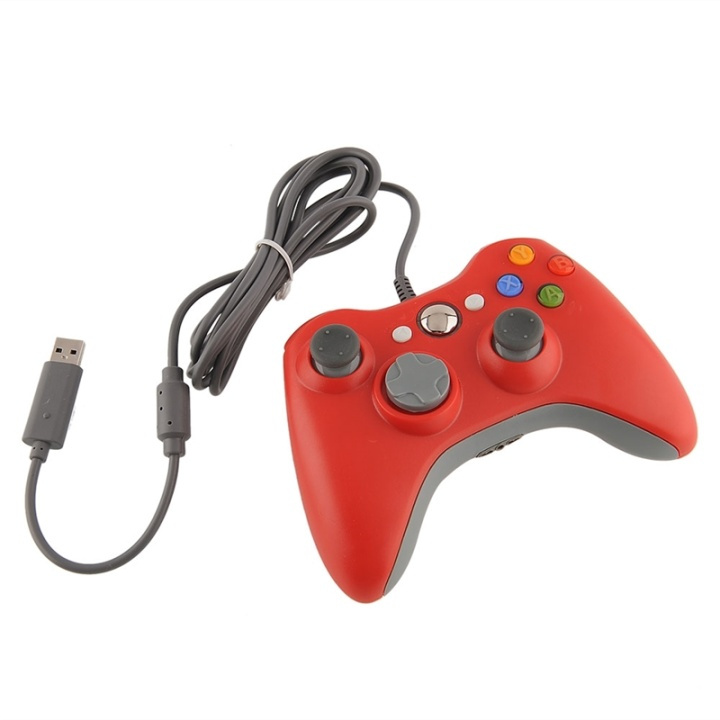 Handkontroll till Xbox 360 (Röd) i gruppen HJEMMEELEKTRONIK / Spilkonsoller og tilbehør / Xbox 360 hos TP E-commerce Nordic AB (38-5584)