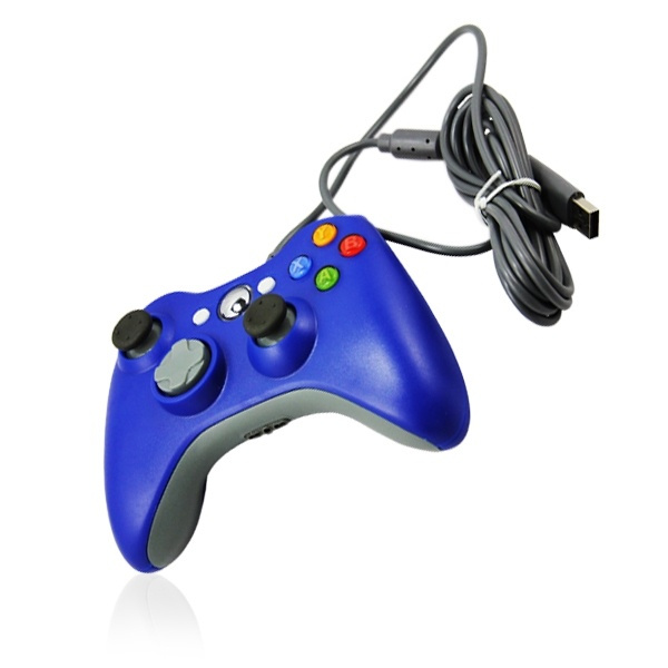 Handkontroll till Xbox 360 (Blå) i gruppen HJEMMEELEKTRONIK / Spilkonsoller og tilbehør / Xbox 360 hos TP E-commerce Nordic AB (38-5585)