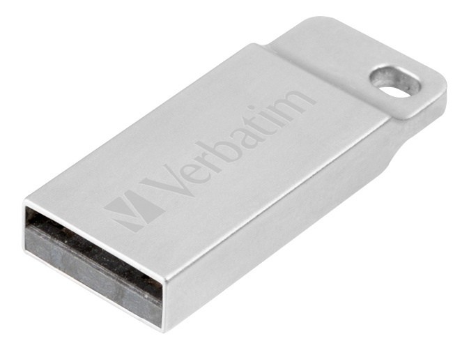 Verbatim store \'n\' Go Metal Executive Silver USB 2.0 Drive 32GB i gruppen HJEMMEELEKTRONIK / Lagringsmedier / USB-flash drev / USB 2.0 hos TP E-commerce Nordic AB (38-55956)