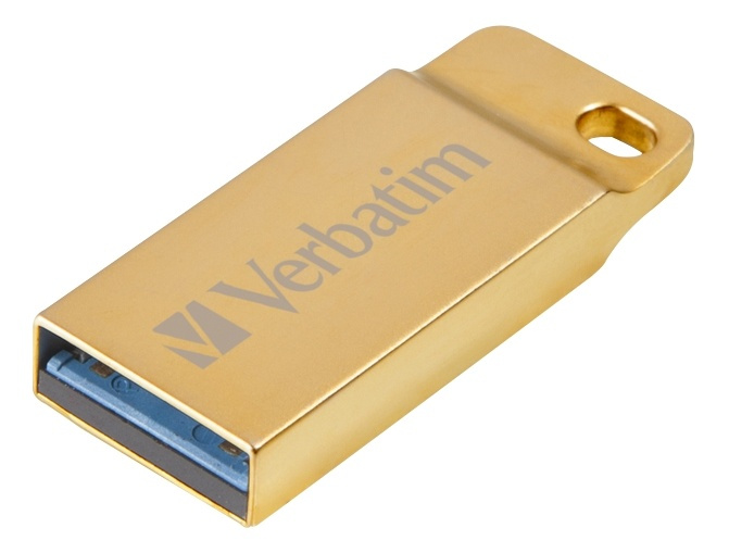 Verbatim Store \'n\' Go Metal Executive Gold USB 3.0 Drive 16GB i gruppen HJEMMEELEKTRONIK / Lagringsmedier / USB-flash drev / USB 3.0 hos TP E-commerce Nordic AB (38-55957)