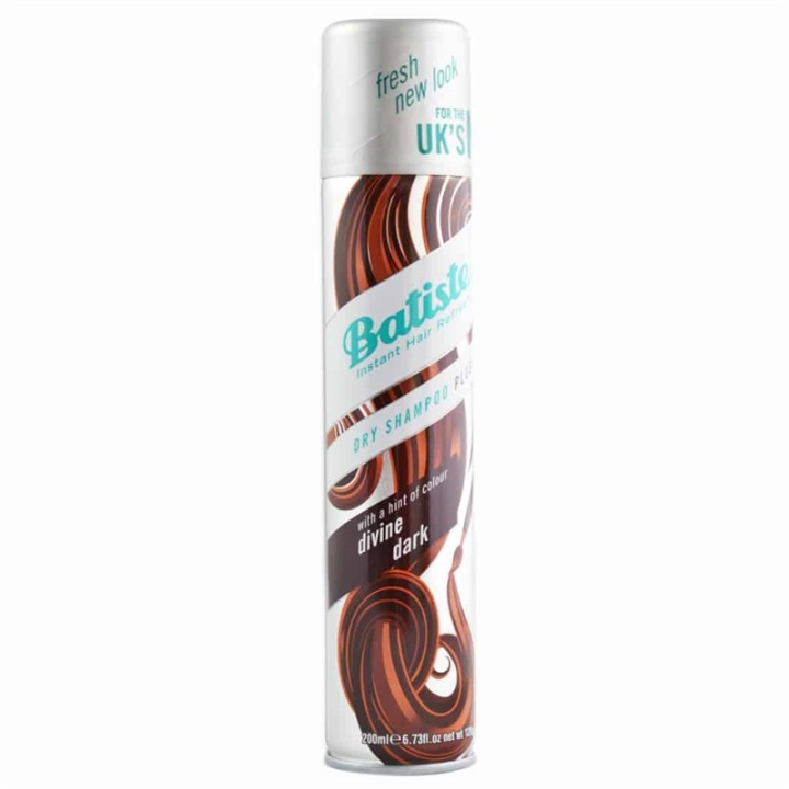 Batiste Dry Shampoo Plus Divine Dark 200ml i gruppen SKØNHED & HELSE / Hår og styling / Hår styling / Volumen pulver hos TP E-commerce Nordic AB (38-56909)