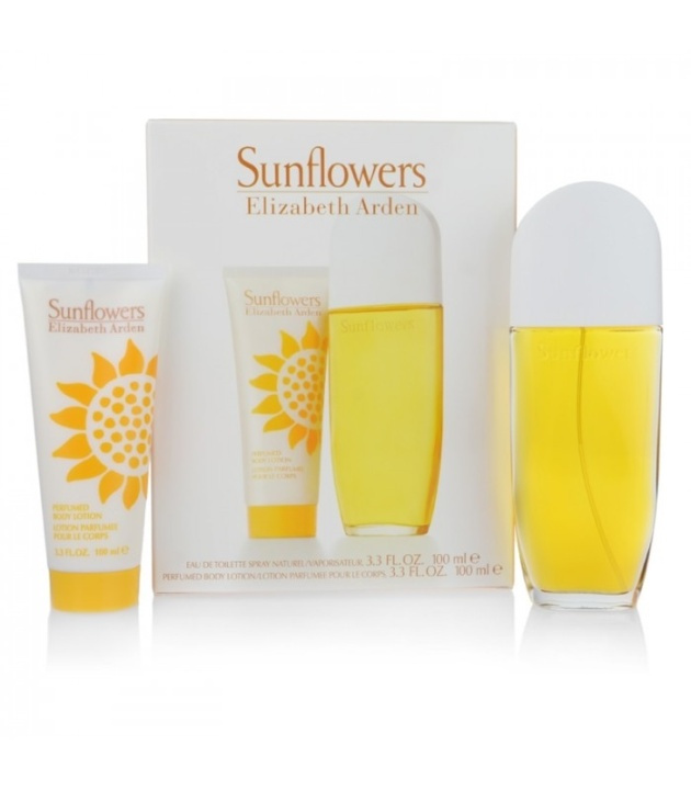 Giftset Elizabeth Arden Sunflowers Edt 100ml + Body Lotion i gruppen SKØNHED & HELSE / Duft & Parfume / Parfume / Parfume kasser hos TP E-commerce Nordic AB (38-57150)