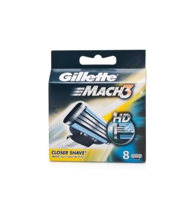 Gillette Mach3 8-pack i gruppen SKØNHED & HELSE / Hår og styling / Barbering og trimning / Barberskraber og tilbehør hos TP E-commerce Nordic AB (38-57195)