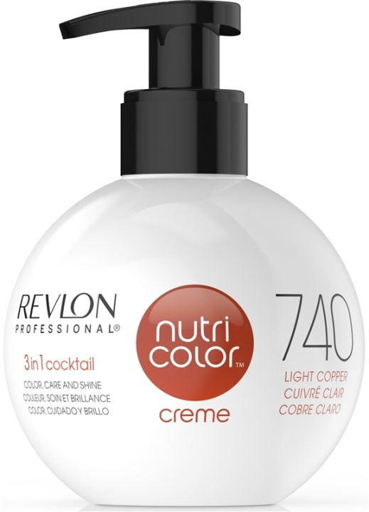 Revlon Nutri Color Creme 740 Copper 250ml i gruppen SKØNHED & HELSE / Hår og styling / Hårpleje / Hårfarve / Hårfarve & Farve bombe hos TP E-commerce Nordic AB (38-57219)