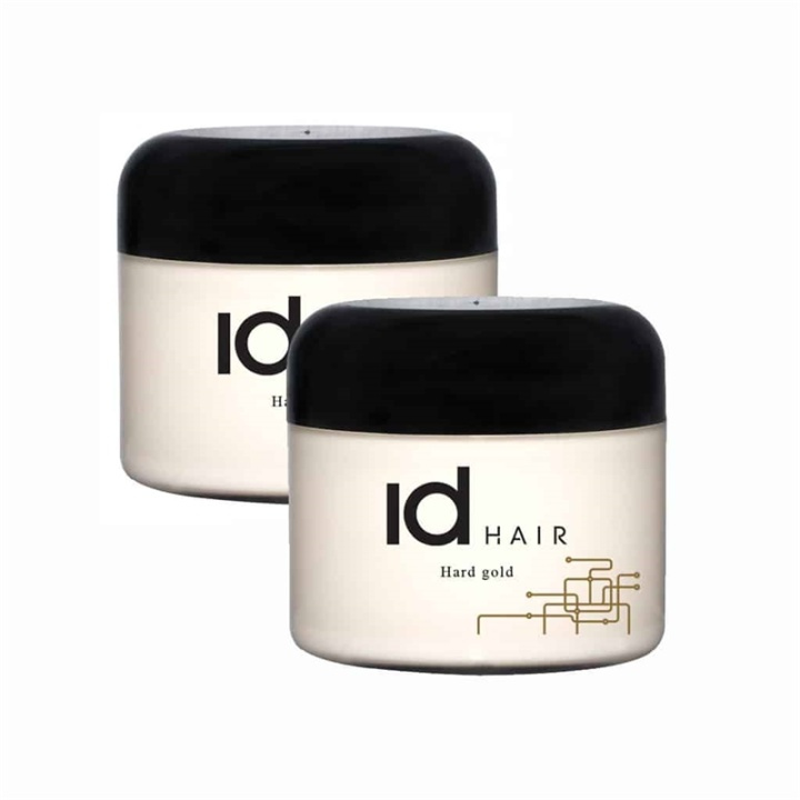 2-pack ID Hair Hard Gold Wax 100ml i gruppen SKØNHED & HELSE / Hår og styling / Hår styling / Hår Voks hos TP E-commerce Nordic AB (38-57378)