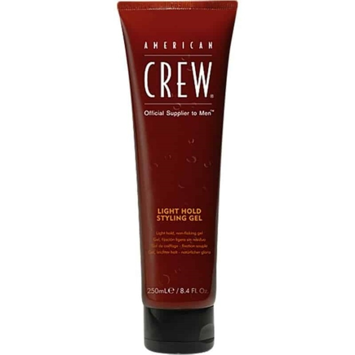 American Crew Styling Gel Light Hold 250ml i gruppen SKØNHED & HELSE / Hår og styling / Hår styling / Gel/Gel spray hos TP E-commerce Nordic AB (38-57632)