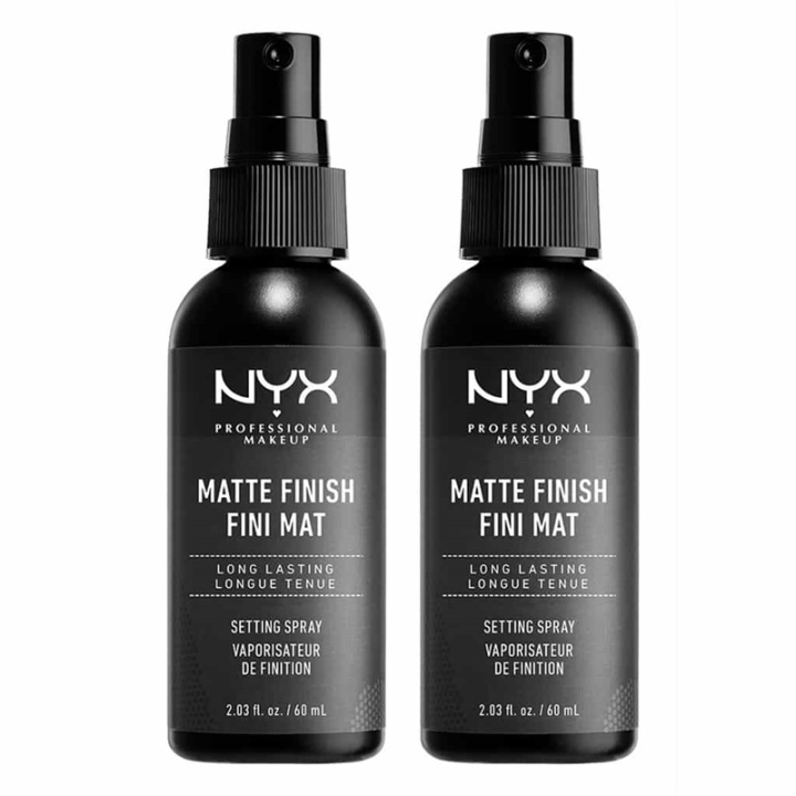 2-pack NYX PROF. MAKEUP Matte Finish Setting Spray i gruppen SKØNHED & HELSE / Makeup / Makeup ansigt / Setting Spray hos TP E-commerce Nordic AB (38-57810)