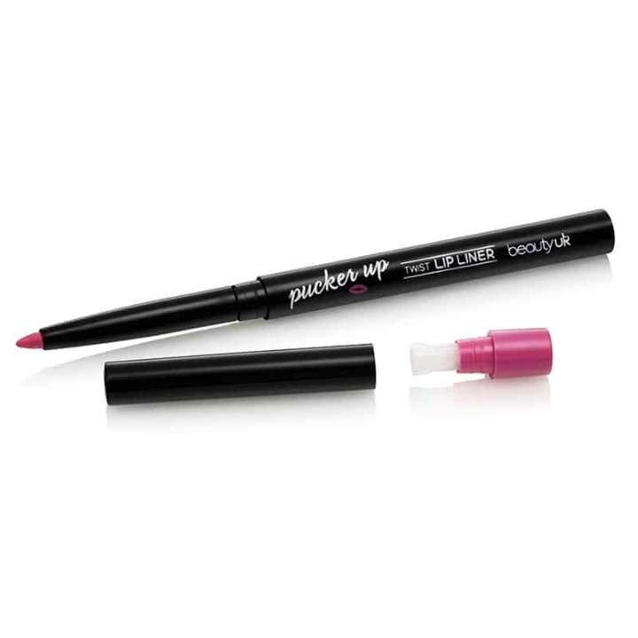 Beauty UK Pucker Up - Twist Lip Liner No.6 Purple Pleaser i gruppen SKØNHED & HELSE / Makeup / Læber / Lip liner hos TP E-commerce Nordic AB (38-58562)