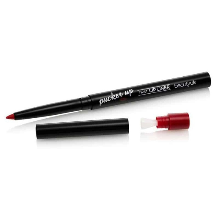 Beauty UK Pucker Up - Twist Lip Liner No.8 Code Red i gruppen SKØNHED & HELSE / Makeup / Læber / Lip liner hos TP E-commerce Nordic AB (38-58564)
