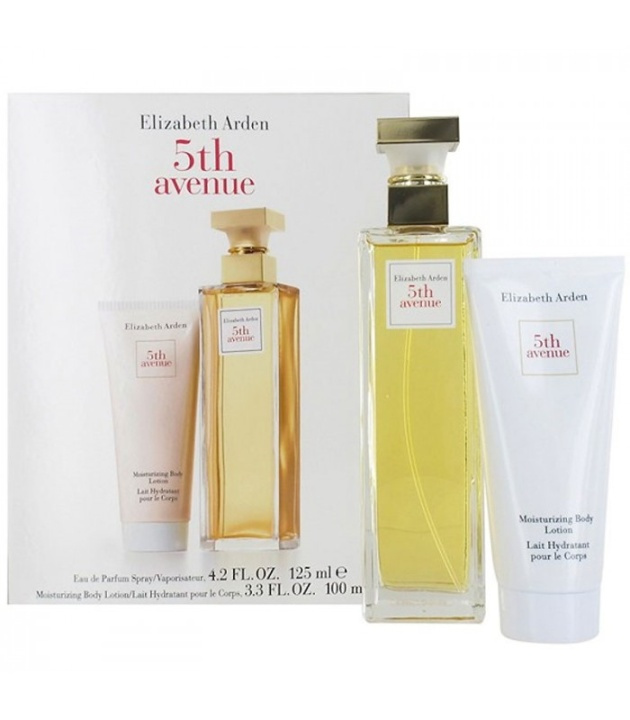 Giftset Elizabeth Arden 5th Avenue Edp 125ml + Body Lotion 100ml i gruppen SKØNHED & HELSE / Duft & Parfume / Parfume / Parfume kasser hos TP E-commerce Nordic AB (38-58698)