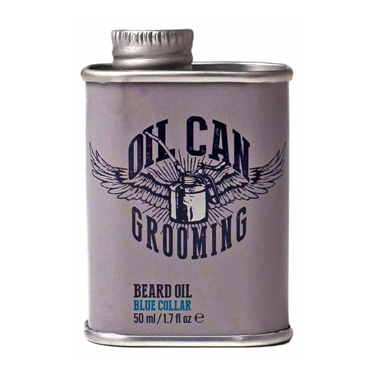 Oil Can Grooming Blue Collar Beard Oil 50ml i gruppen SKØNHED & HELSE / Hår og styling / Skæg pleje / Skæg olie hos TP E-commerce Nordic AB (38-59079)