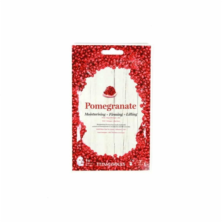 Vitamasques Pomegranate (1 pc) Moisturising + Firming + Lifting i gruppen SKØNHED & HELSE / Hudpleje / Ansigt / Masker hos TP E-commerce Nordic AB (38-59195)