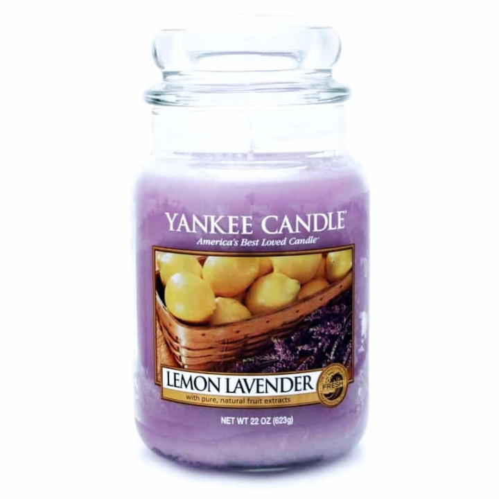 Yankee Candle Classic Large Jar Lemon Lavender Candle 623g i gruppen SKØNHED & HELSE / Duft & Parfume / Øvrig duft / Duftlys hos TP E-commerce Nordic AB (38-59255)