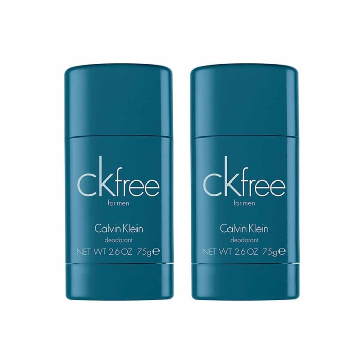 2-pack Calvin Klein CK Free Deostick 75ml i gruppen SKØNHED & HELSE / Duft & Parfume / Deodorant / Deo for ham hos TP E-commerce Nordic AB (38-59361)