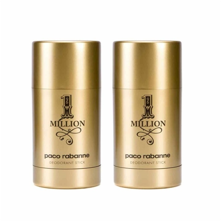 2-pack Paco Rabanne 1 Million Deostick 75ml i gruppen SKØNHED & HELSE / Duft & Parfume / Deodorant / Deo for ham hos TP E-commerce Nordic AB (38-59376)