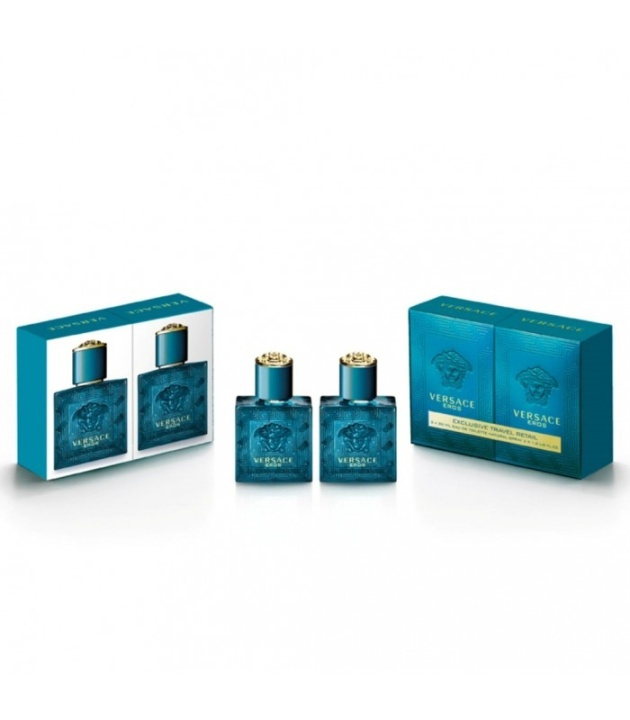 Giftset Versace Eros Duo Pack 2 x Edt 30ml i gruppen SKØNHED & HELSE / Duft & Parfume / Parfume / Parfume kasser hos TP E-commerce Nordic AB (38-59403)