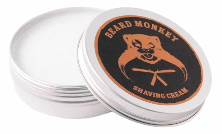 Beard Monkey Shaving Cream 100ml i gruppen SKØNHED & HELSE / Hår og styling / Barbering og trimning / Barberskraber og tilbehør hos TP E-commerce Nordic AB (38-59405)