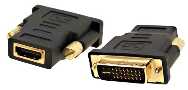 DVI-I hane till HDMI hona adapter i gruppen HJEMMEELEKTRONIK / Kabler og adaptere / HDMI / Adaptere hos TP E-commerce Nordic AB (38-5967)