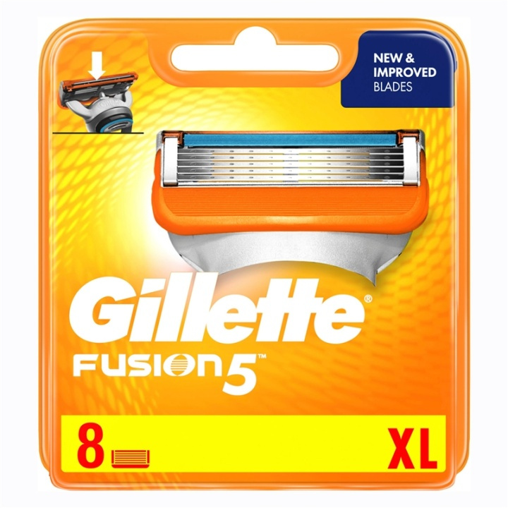 Gillette Rakblad Fusion 8-pack (851324) i gruppen SKØNHED & HELSE / Hår og styling / Barbering og trimning / Barberskraber og tilbehør hos TP E-commerce Nordic AB (38-60043)