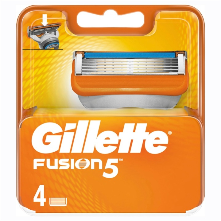 Gillette Rakblad Fusion 4-pack (851294) i gruppen SKØNHED & HELSE / Hår og styling / Barbering og trimning / Barberskraber og tilbehør hos TP E-commerce Nordic AB (38-60051)