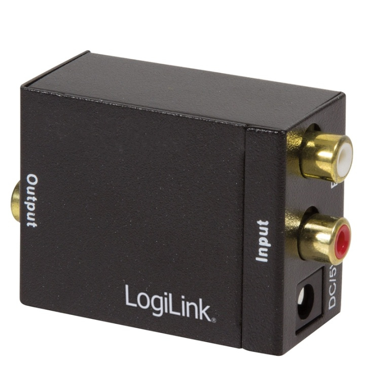 LogiLink Analog RCA -> Digital Tos/Coax i gruppen HJEMMEELEKTRONIK / Kabler og adaptere / RCA / Adaptere hos TP E-commerce Nordic AB (38-60482)