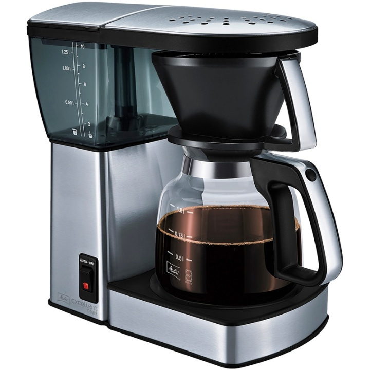 Melitta Excellent Steel 4.0 Kaffebrygg (21521) i gruppen HJEM, HUS & HAVE / Husholdningsapparater / Kaffe og espresso / Kaffemaskiner hos TP E-commerce Nordic AB (38-60502)