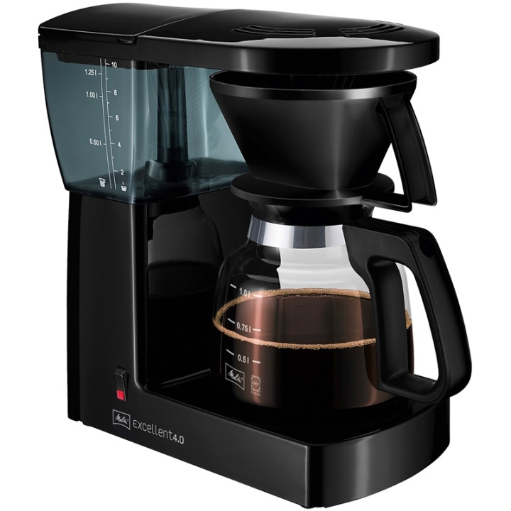 Melitta Excellent 4.0 Svart Kaffebrygg (21527) i gruppen HJEM, HUS & HAVE / Husholdningsapparater / Kaffe og espresso / Kaffemaskiner hos TP E-commerce Nordic AB (38-60505)