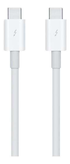 Apple Thunderbolt 3 cable, 0.8m, up to 40gbit/s, up to 100W, white i gruppen COMPUTERTILBEHØR / Kabler og adaptere / Apple Thunderbolt hos TP E-commerce Nordic AB (38-61224)