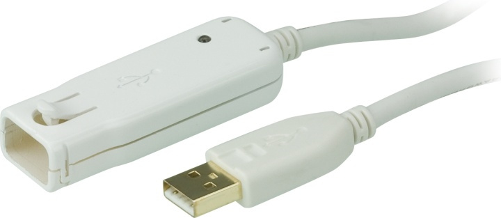 ATEN aktiv USB 2.0 forlængerkabel, 12m i gruppen COMPUTERTILBEHØR / Kabler og adaptere / USB / USB-A / Kabler hos TP E-commerce Nordic AB (38-61281)