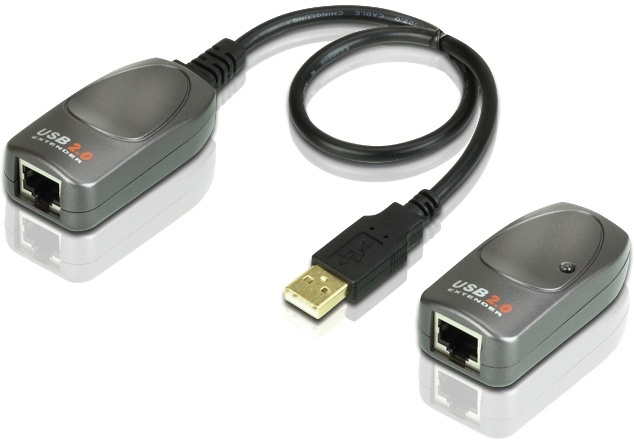 ATEN UCE260 - USB 2.0 udvidelse via Ethernet, 60m, 480Mb/s, sort/grå i gruppen COMPUTERTILBEHØR / Kabler og adaptere / USB / USB-A / Adaptere hos TP E-commerce Nordic AB (38-61293)