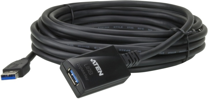 ATEN UE350, aktiv USB 3.0 forlængerkabel, Type A han - Type A hun, 5m i gruppen COMPUTERTILBEHØR / Kabler og adaptere / USB / USB-A / Kabler hos TP E-commerce Nordic AB (38-61294)