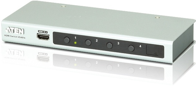 ATEN VS481B - Professionel HDMI-switch med fire indgange til en udgang i gruppen COMPUTERTILBEHØR / Kabler og adaptere / HDMI / VGA / DVI switche hos TP E-commerce Nordic AB (38-61304)