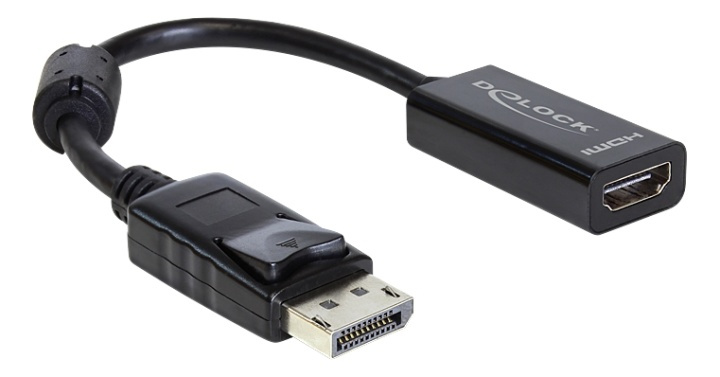 Delock Adapter Displayport 1.1 male > HDMI female Passive black i gruppen HJEMMEELEKTRONIK / Kabler og adaptere / HDMI / Adaptere hos TP E-commerce Nordic AB (38-61426)