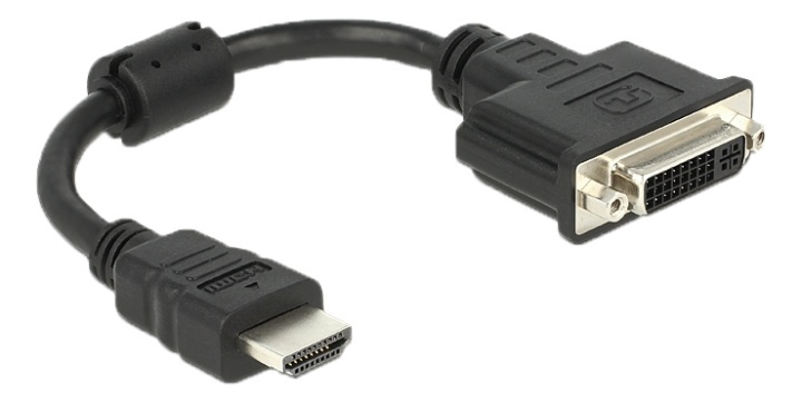 Delock Adapter HDMI male > DVI 24+5 female 20 cm i gruppen HJEMMEELEKTRONIK / Kabler og adaptere / HDMI / Adaptere hos TP E-commerce Nordic AB (38-61433)