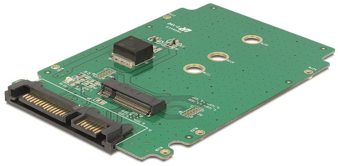 DeLOCK Adapter, interfacekonverter, 22-pin SATA til M.2 (NGFF), 6Gb/s, i gruppen COMPUTERTILBEHØR / Computerkomponenter / Harddiske / Adaptere og tilbehør hos TP E-commerce Nordic AB (38-61442)