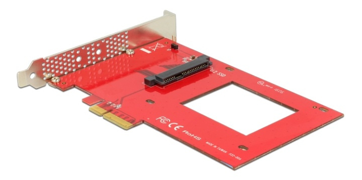 PCI Express x4 Card >1 x internal U.2 NVMe SFF-8639 i gruppen COMPUTERTILBEHØR / Netværk / Netværkskort / PCI Express hos TP E-commerce Nordic AB (38-61505)