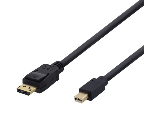 DELTACO Mini DisplayPort Monitor Cable, Ultra HD in 60Hz, 0.5m, black i gruppen COMPUTERTILBEHØR / Kabler og adaptere / DisplayPort / Kabler hos TP E-commerce Nordic AB (38-61614)