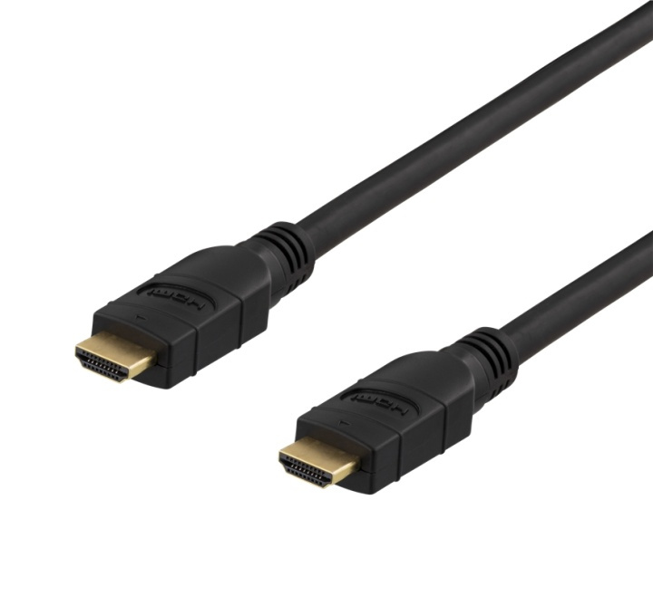 DELTACO PRIME active HDMI cable, 10m, 4K 60Hz, Spectra, black i gruppen HJEMMEELEKTRONIK / Kabler og adaptere / HDMI / Kabler hos TP E-commerce Nordic AB (38-61633)