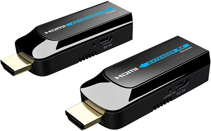 HDMI-forlænger, punkt-til-punkt-konfiguration, 1080p, 120 m, sort i gruppen HJEMMEELEKTRONIK / Kabler og adaptere / HDMI / Adaptere hos TP E-commerce Nordic AB (38-61872)