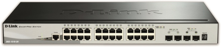 D-Link Gigabit SmartPro switch, 24xRJ45, 4x10G SFP+, metal, 1U, 19