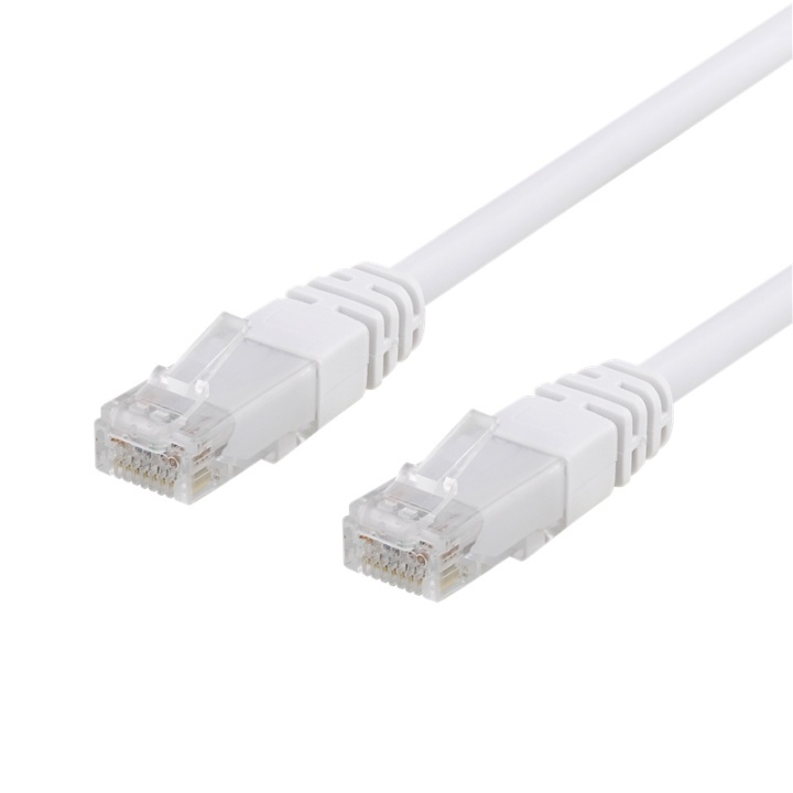 EPZI U/UTP Cat6 patch cable, CCA, 0.3m, 250MHz, white i gruppen COMPUTERTILBEHØR / Kabler og adaptere / Netværkskabler / Cat6 hos TP E-commerce Nordic AB (38-62008)