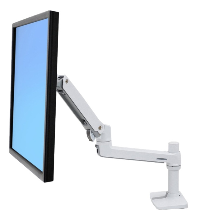 Ergotron LX monitorarm för LCD/TFT-monitor, vit, bord i gruppen COMPUTERTILBEHØR / Monitor / Monitor arme og beslag hos TP E-commerce Nordic AB (38-62051)