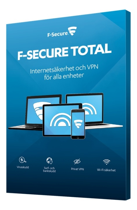 F-Secure TOTAL 1år 15 enh Full i gruppen COMPUTERTILBEHØR / Computer Tilbehør / Software hos TP E-commerce Nordic AB (38-62080)