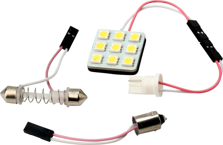 Universal-LED, till C5W / W5W samt BA9S i gruppen BIL / Bil belysning / Dioder og lys / Universal LED hos TP E-commerce Nordic AB (38-6239)