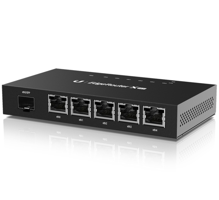 Ubiquiti EdgeRouter X, 5-Ports, SFP, Gigabit, Passive PoE, black i gruppen COMPUTERTILBEHØR / Netværk / PoE hos TP E-commerce Nordic AB (38-62558)