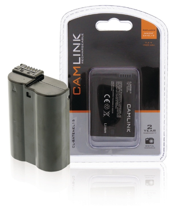 Camlink Genopladeligt Lithium-Ion Batteri 7.2 V 1920 mAh i gruppen HJEMMEELEKTRONIK / Foto og video / Kamera batterier hos TP E-commerce Nordic AB (38-62851)