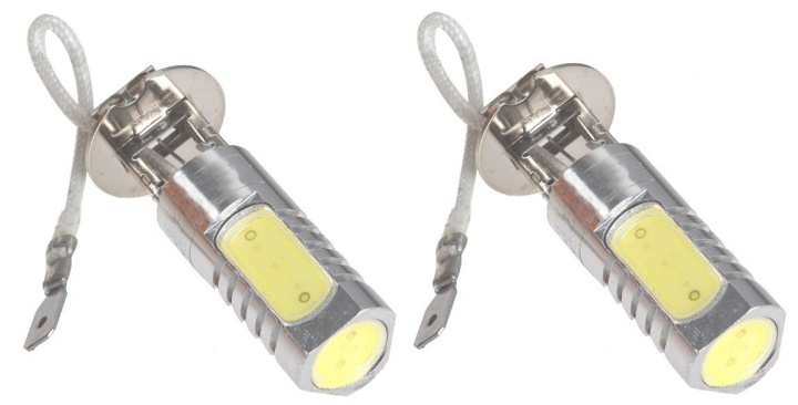Tågeforlygter High Power 6W, sokkel H3, 2-pak i gruppen BIL / Bil belysning / Dioder og lys / LED Tågelygter hos TP E-commerce Nordic AB (38-6289)
