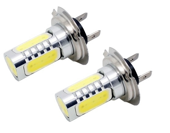 Tågeforlygter High Power 6W, sokkel H7, 2-pak i gruppen BIL / Bil belysning / Dioder og lys / LED Tågelygter hos TP E-commerce Nordic AB (38-6291)