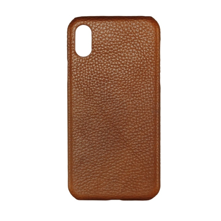 ONSALA COLLECTION Mobil Cover Brun Læder iPhone X/XS i gruppen SMARTPHONES & TABLETS / Mobil Beskyttelse / Apple / iPhone X/XS / Cover hos TP E-commerce Nordic AB (38-64317)